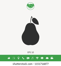 Pear icon symbol