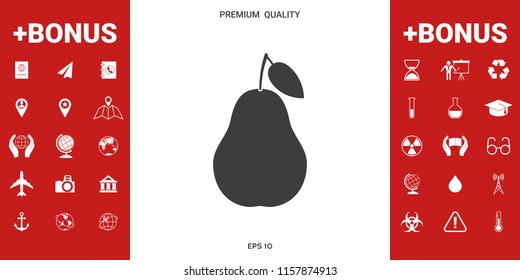 Pear icon symbol