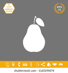 Pear icon symbol