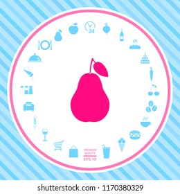 Pear icon symbol