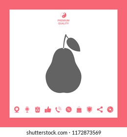 Pear icon symbol