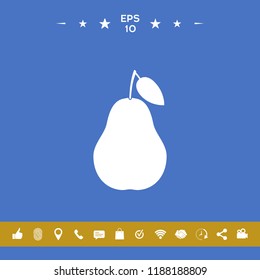 Pear icon symbol