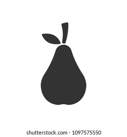 Pear icon vector.
