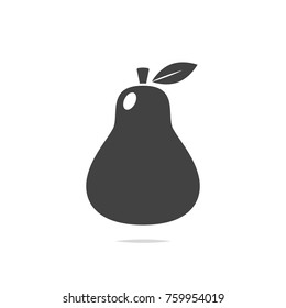 Pear icon vector