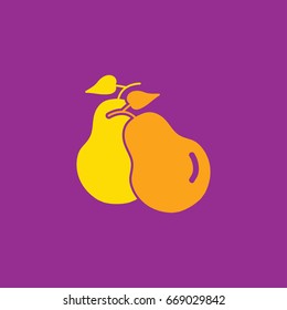 Pear icon vector, can be used for web and mobile design