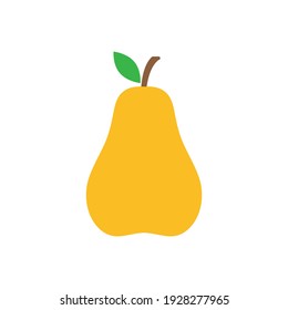 pear icon vector fruit sign vegetarisn 