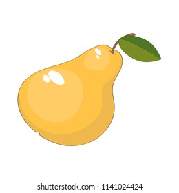 Pear icon .Vector illustration.