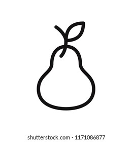 Pear icon vector illustration