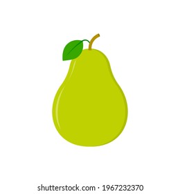Pear icon. Vector illustration. Isolated.