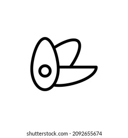 Pear icon in vector. Logotype