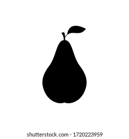 pear icon. vector pear sign