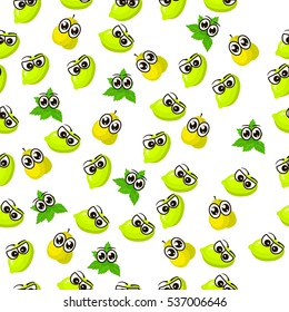 pear lime and slice