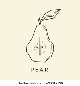 Pear linear illustration