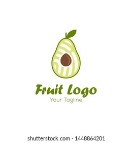 Pear Logo Design Template Vector