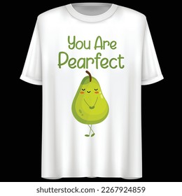 Pear Lover T-Shirt Design, lustiges Angebot.