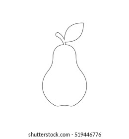 Pear Outline High Res Stock Images Shutterstock