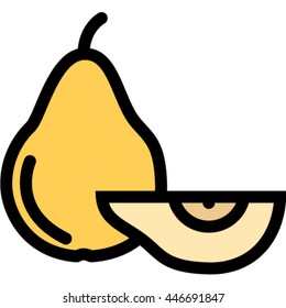 pear outline icons