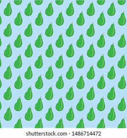 Pear pattern on blue. Eps file includes a swatch pattern.