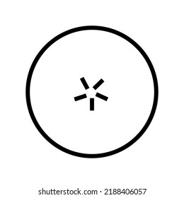 pear piece cut one line icon vector. pear piece cut one sign. isolated contour symbol black illustration