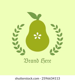 Pear Premium Logo vector illustration