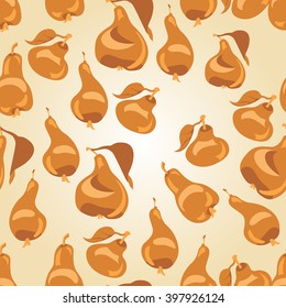 Pear  seamless background