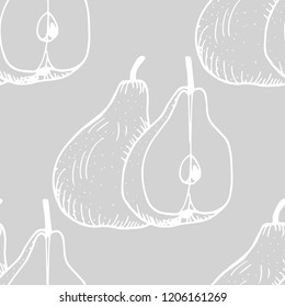 pear seamless fruit pattern