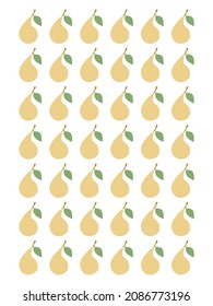 pear seamless pattern vector design