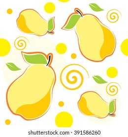 Pear seamless wallpaper