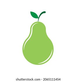 Icono de forma Perder. Símbolo vegetal. Silueta de fruta. Logo de la comida. Imagen de la ilustración del vector. Aislado sobre fondo blanco.
