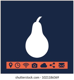 pear sign icon