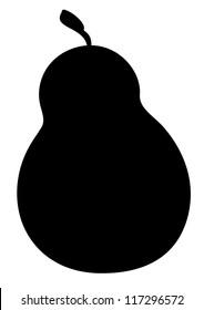Pear - silhouette