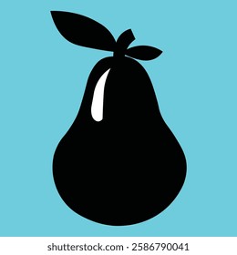 pear silhouette, pear picture, pear