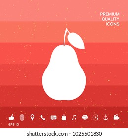 Pear symbol icon