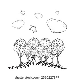 Pear theme in graphics. Hand draws graphic illustrations on a white background. Pear theme for design