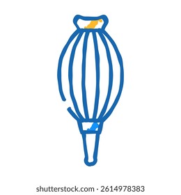pear tool doodle icon sketch vector. pear tool sign. isolated symbol illustration