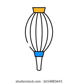 pear tool line icon vector. pear tool sign. isolated symbol illustration