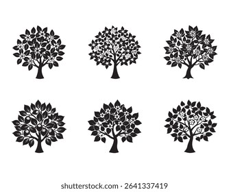 a pear tree flower icon with clustered white petal