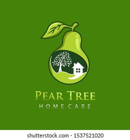 Pear Tree Home Care Logo Concept