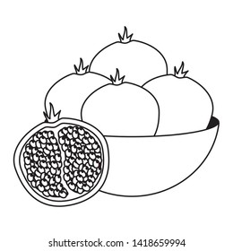 pear tropical vector illustration on white background