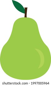 Pear vector art illustration design