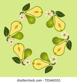 pear vector frame