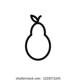 Pear vector icon