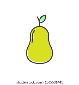 Pear vector icon