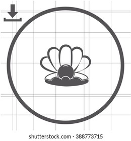 Pear vector icon.