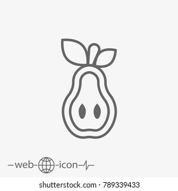 pear vector icon
