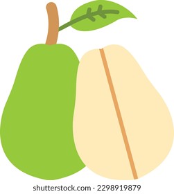 Pear vector icon. Can be used for printing, mobile and web applications.