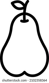 Pear Vector Icon Design Illustration