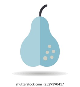 Ícone do vetor de pera. Símbolo gráfico para site de alimentos e bebidas, design de aplicativos, aplicativos móveis e mídia impressa, logotipo, UI