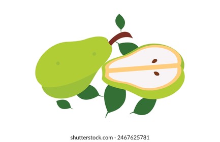 Pear Vector And Illustration Design . 