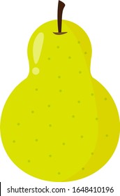 Pear vector illustration, fruit, sweet